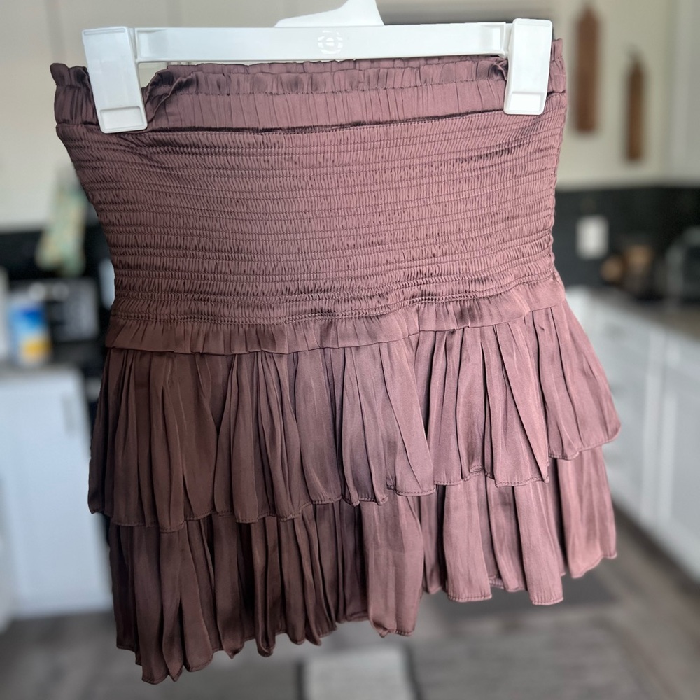 Never worn Reset layered mini skirt